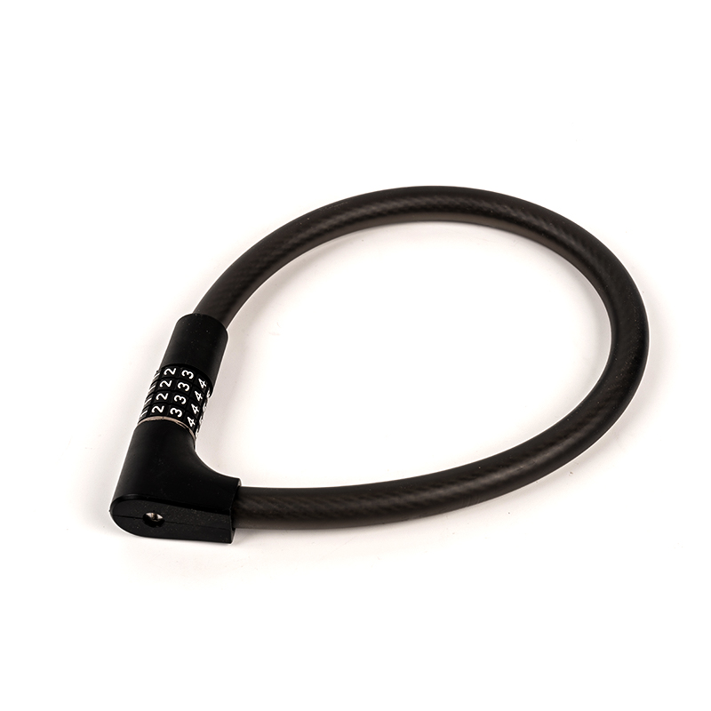 Kunci kabel baja berkode tarik dan geser anti-pencurian ganda