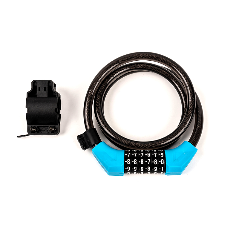 Alloy + PVC Material Kunci Kabel Baja