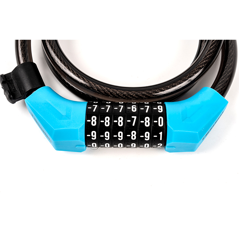 Alloy + PVC Material Kunci Kabel Baja