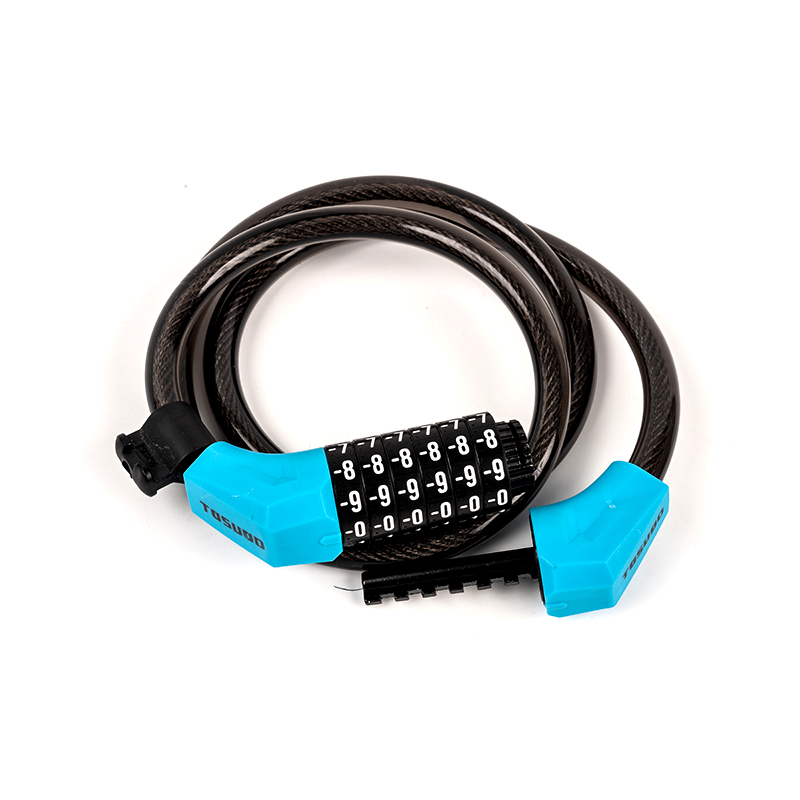 Alloy + PVC Material Kunci Kabel Baja