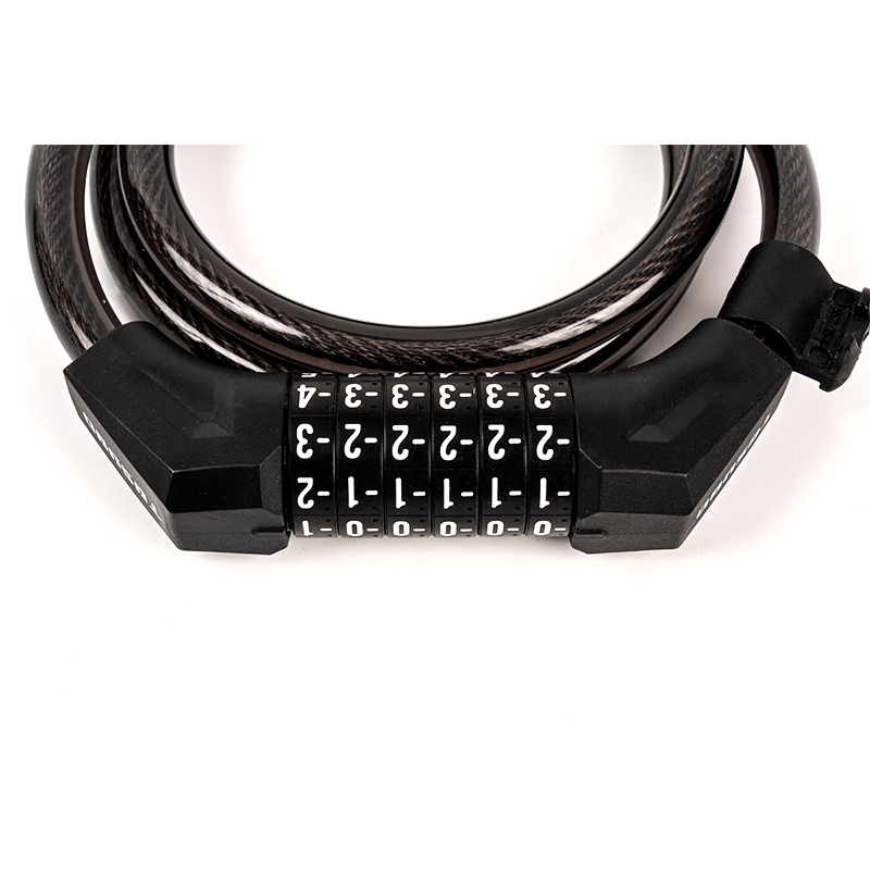 Alloy + PVC Material Kunci Kabel Baja